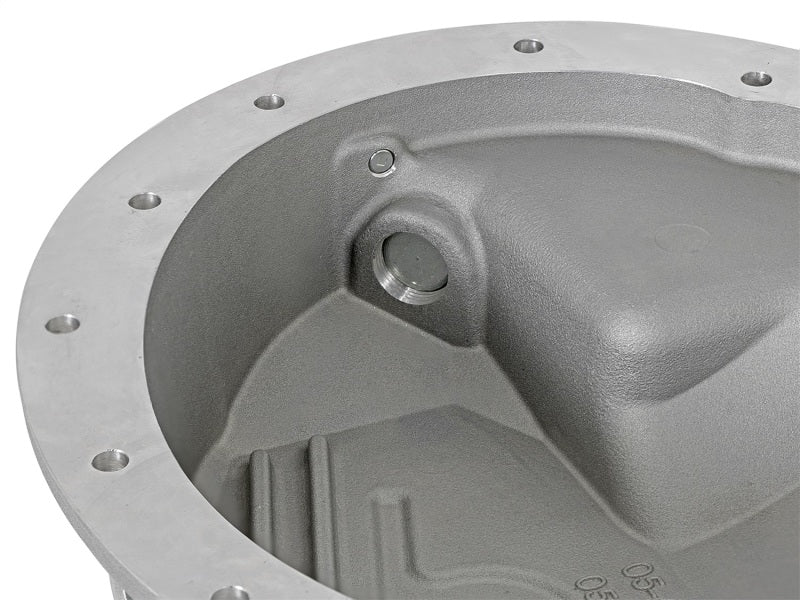 afe Front Differential Cover (Raw; Street Series); Dodge Diesel Trucks 03-12 L6-5.9/6.7L (td) - 46-70040
