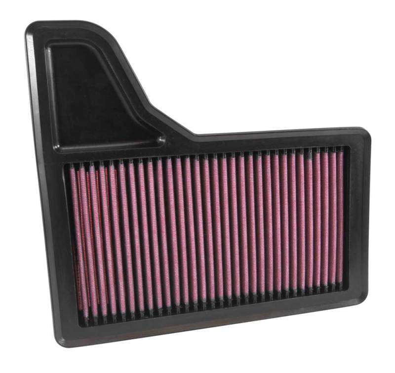 K&N Replacement Panel Air Filter for 2015 Ford Mustang 2.3L L4/3.7L V6/5.0L V8 - 33-5029