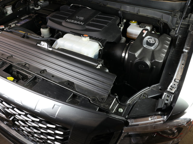aFe Momentum HD Pro 10R Cold Air Intake System 17-19 Nissan Titan XD V8-5.6L - 50-70034R