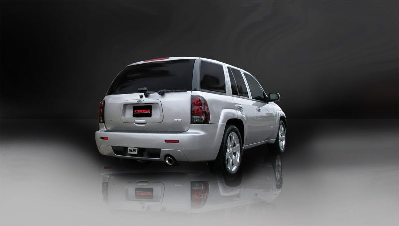 Corsa 06-08 Chevrolet Trailblazer SS 6.0L V8 Polished Sport Cat-Back Exhaust - 14256
