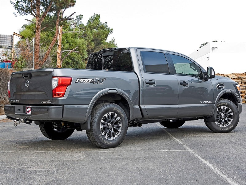 aFe POWER Rebel Series 2-1/2in 409 SS Cat Back Exhaust w/ Black Tips 16-17 Nissan Titan V8 5.6L - 49-46126-B