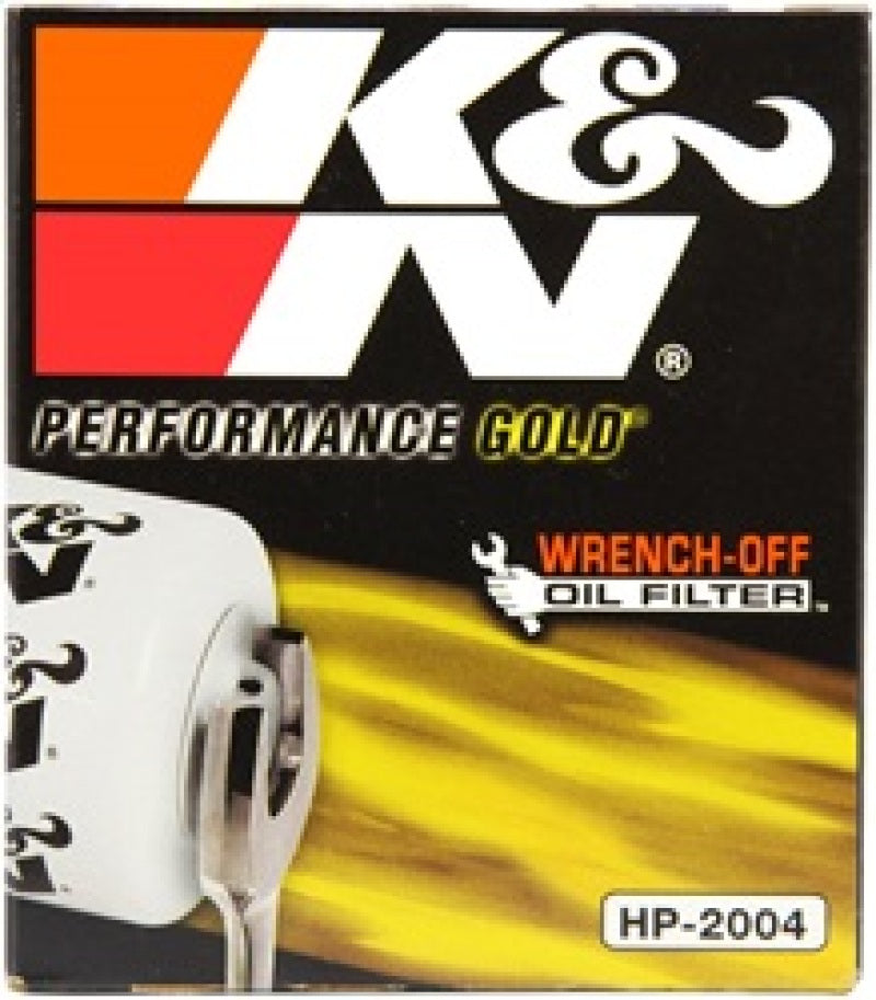 K&N 87-92 Supra Non-Turbo / 99-04 Grand Cherokee 4.0 Performance Gold Oil Filter - HP-2004