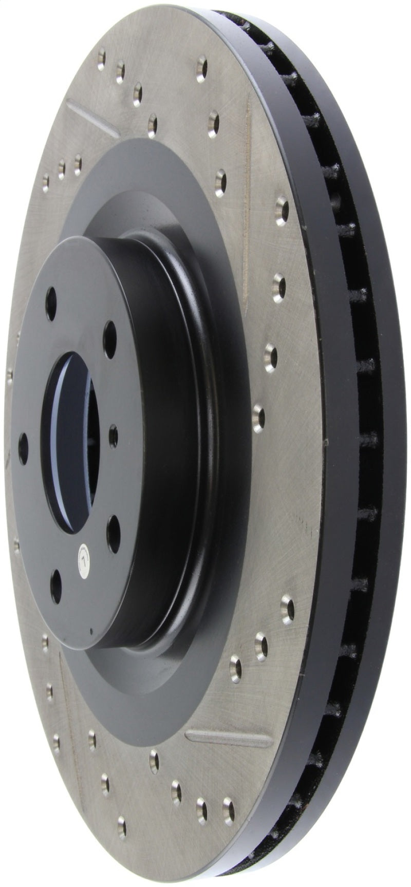 StopTech 06-07 350Z / 05-07 G35 exp Sport/ 06-07 G35X SportStop Slotted &amp; Drilled Front Left Rotor