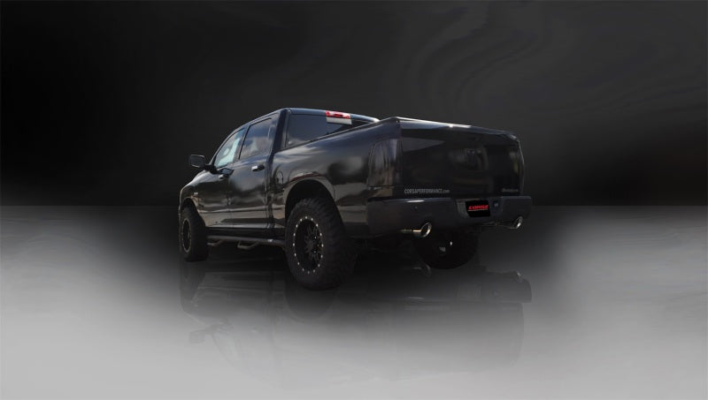 Corsa 09-14 Dodge Ram 1500 4.7L Quad/Crew Cab/Short Bed Polished Dual Exit Cat-Back Exhaust - 14405