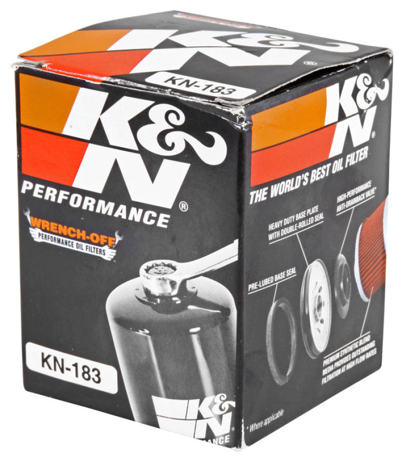 K&amp;N Piaggio 2.156in OD x 3.063in Height Oil Filter - KN-183