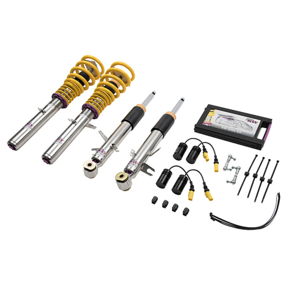 KW Coilover Kit V3 BMW X5 (F15) w/ Rear Air w/ EDC Bundle - 352200AM for 2014-2018 BMW X5 - front view