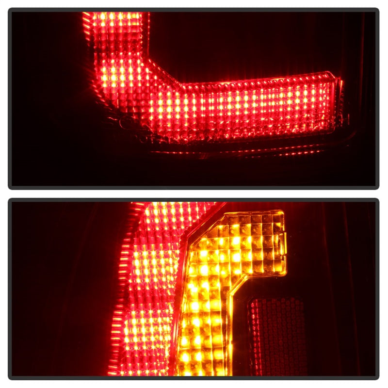 Spyder 05-15 Toyota Tacoma LED Tail Lights (Not Compatible w/OEM LEDS) - Black ALT-YD-TT05V2-LB-BK - 5085467