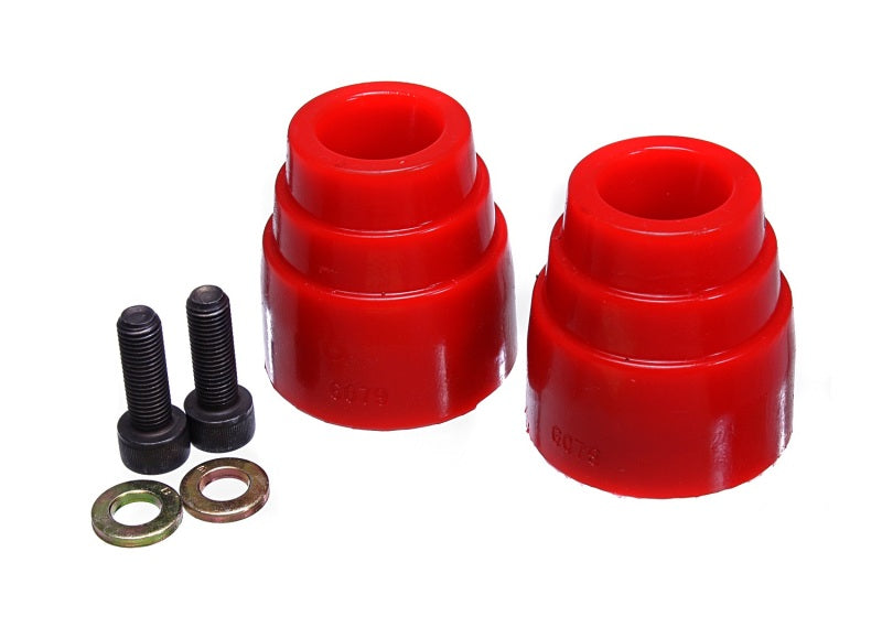 Energy Suspension 1996-2009 Toyota 4Runner Rear Bump Stops (Red) - 8.9104R