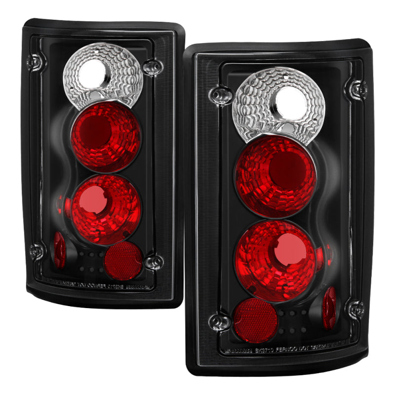 Spyder Ford Excursion 00-06/Econoline 150/250/350/450/550 95-06 Euro Tail Lights Blk ALT-YD-FEC00-BK - 5002914