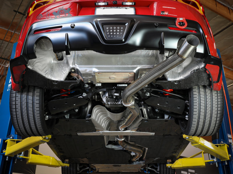 aFe POWER Takeda 2020 Toyota Supra L6-3.0L (t) 3.5in 304 SS CB Exhaust 4in Brushed Finish Tip - 49-36045-H