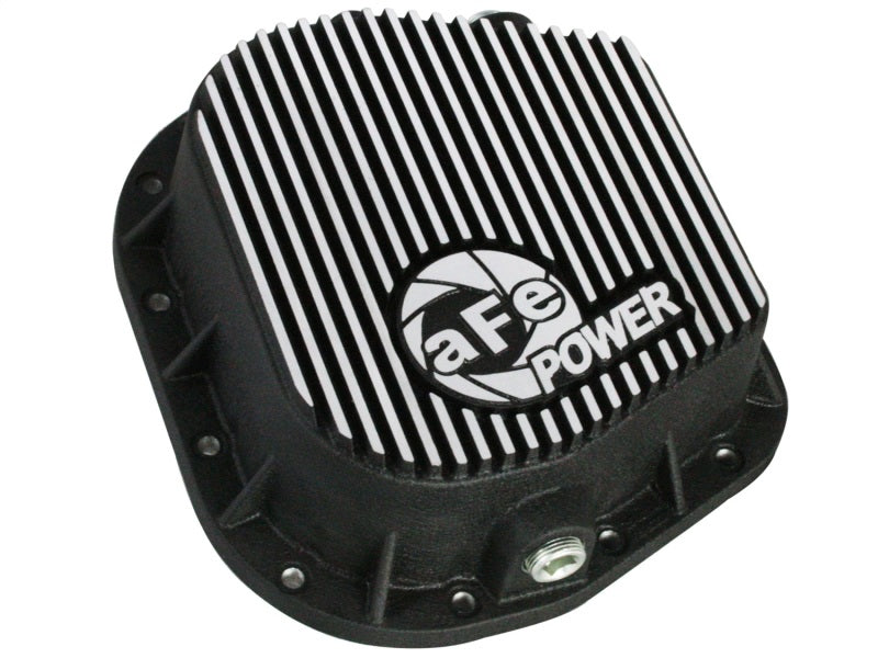 aFe Power Rear Differential Cover (Machined) 12 Bolt 9.75in 11-13 Ford F-150 EcoBoost V6 3.5L (TT) - 46-70152