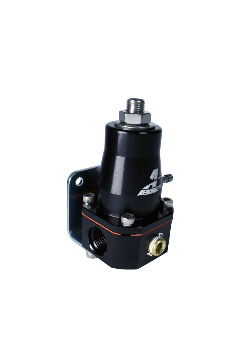 Aeromotive Adjustable Regulator Billet EFI Bypass - (2) -6 Inlets/(1) -6 Return - Black - 13136
