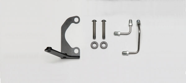 Wilwood Tandem Master Cylinder to Prop valve Bracket L/H & Line Kit - 220-13189 by Wilwood
