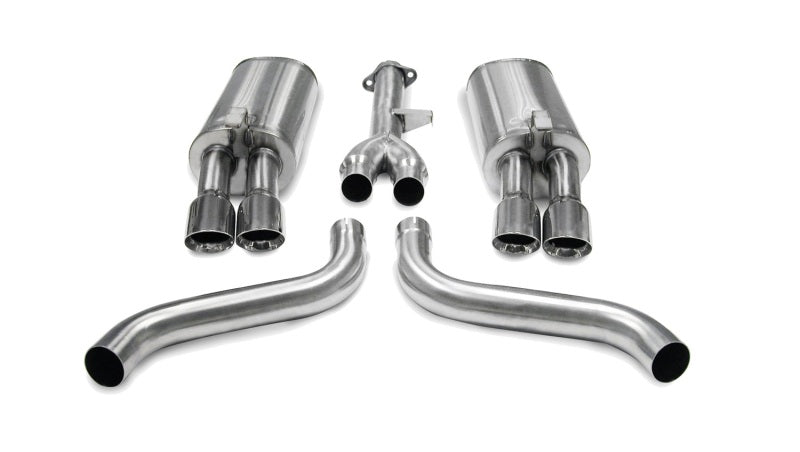 Corsa 86-91 Chevrolet Corvette C4 5.7L V8 L98 Polished Sport Cat-Back Exhaust - 14115
