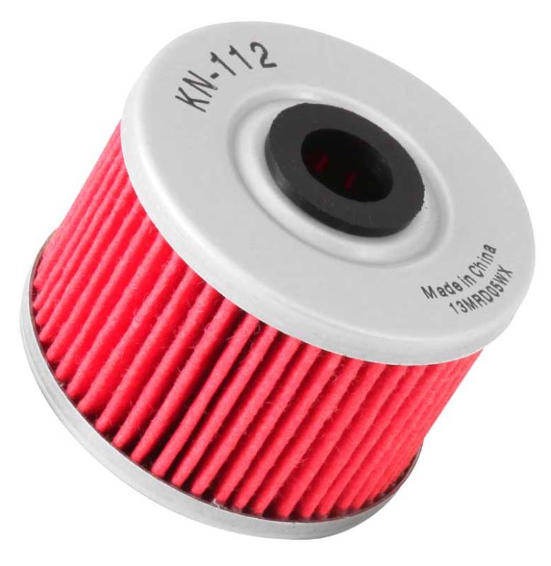 K&amp;N Honda/Kawasaki/Polaris/Suzuki 1.969in OD x .469in ID x 1.438in H Oil Filter - KN-112