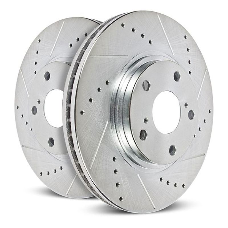 Power Stop AR85208XPR - Evolution Performance Vented 1-Piece Drilled And Slotted Rear Brake Rotor