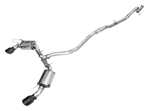 AWE Tuning 22+ Honda Civic Si/Acura Integra Touring Edition Catback Exhaust - Dual Diamond Black Tip - 3015-33331 for 2022-20