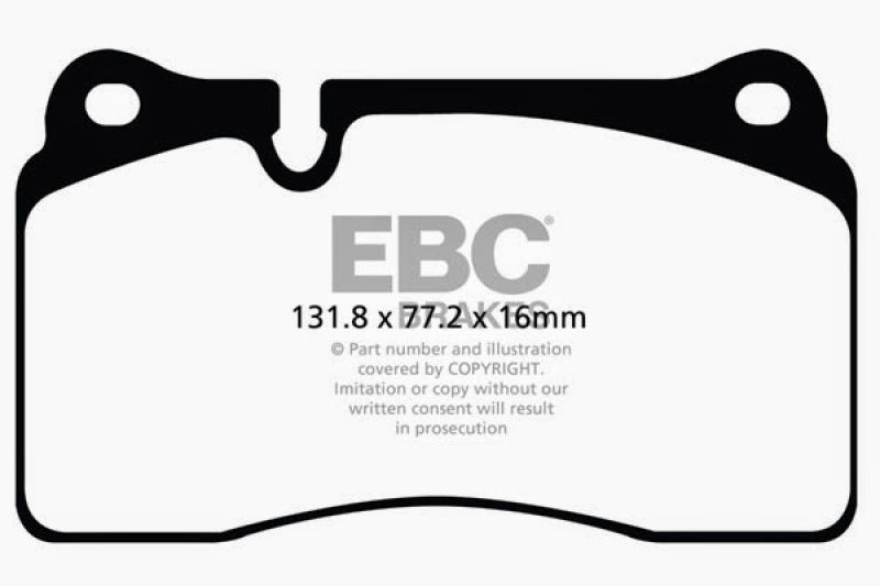 EBC Brakes Redstuff Ceramic Brake Pads - DP32070C