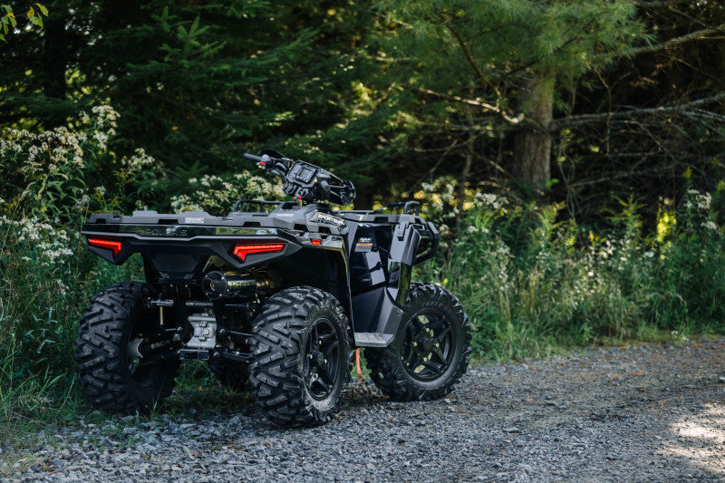 MBRP 2015 Polaris Hawkeye 325/Sportsman ETX 5in Single Slip-On Performance Series Exhaust - AT-9502PT