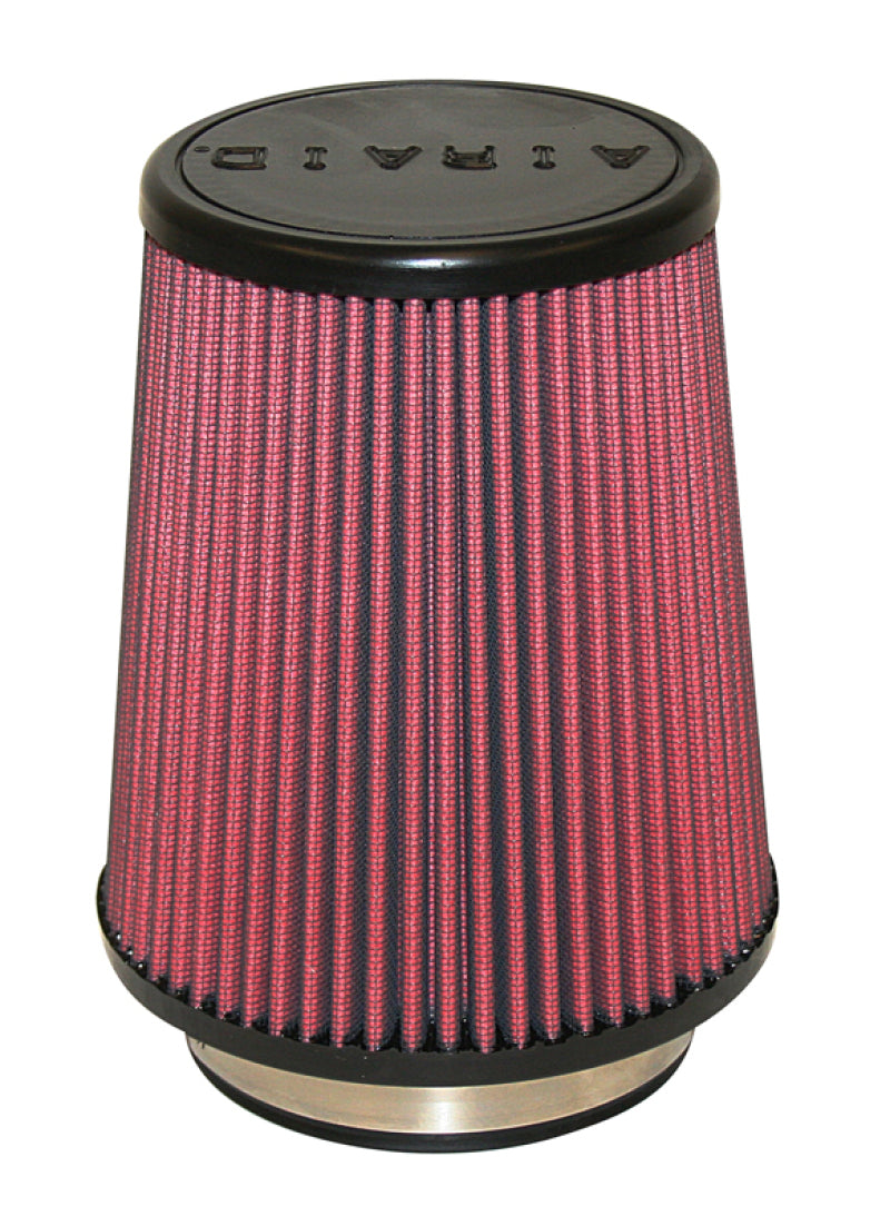 Airaid Universal Air Filter - Cone 4 x 7 x 4 5/8 x 7 w/ Short Flange - 700-458 by Airaid - angle view