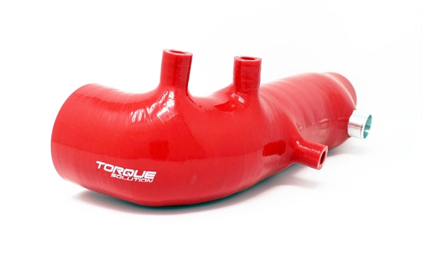 Torque Solution Turbo Inlet Hose Black: 02-07 Subaru WRX/04-18 STI/05-09 Legacy GT/04-13 FTX - Red - TS-SU-463RD for 2002-201
