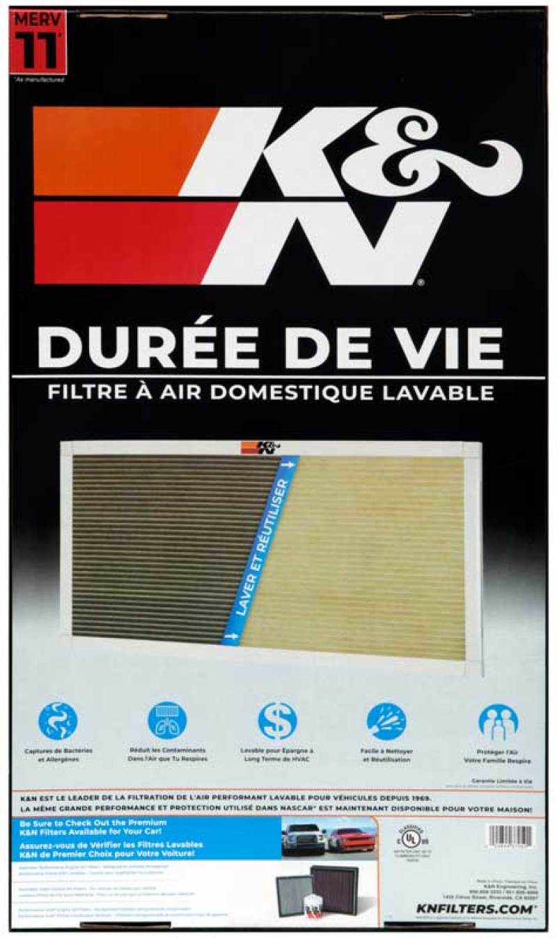 K&N HVAC Filter - 14 X 24 X 1 - HVC-11424