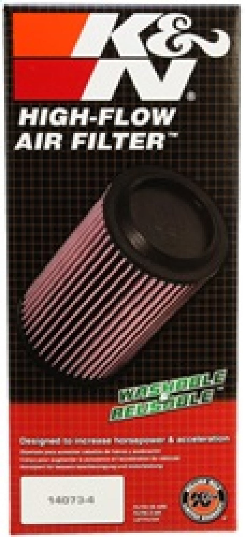 K&N Replacement Air Filter CHEVROLET EXPRESS VAN 4.8L/6.0L-V8; 08 - E-1986