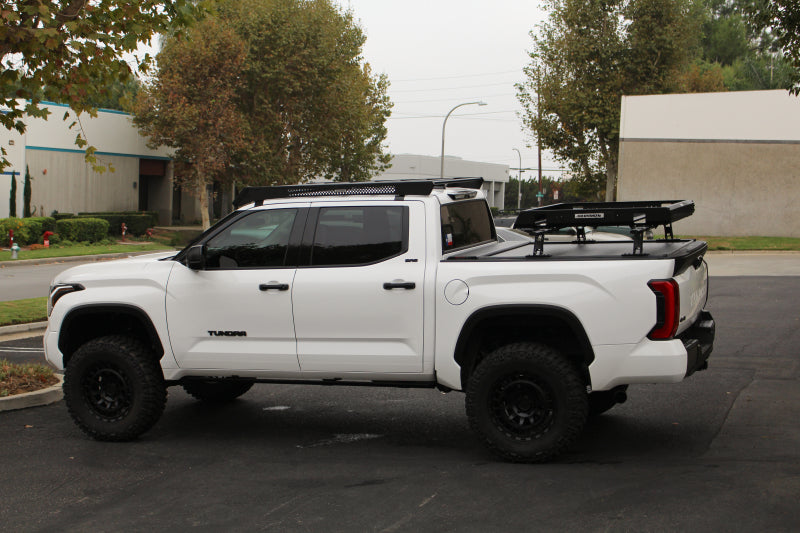 Go Rhino 22+ Toyota Tundra CrewMax Ceros Low Profile Roof Rack - Tex. Blk - 5933180T