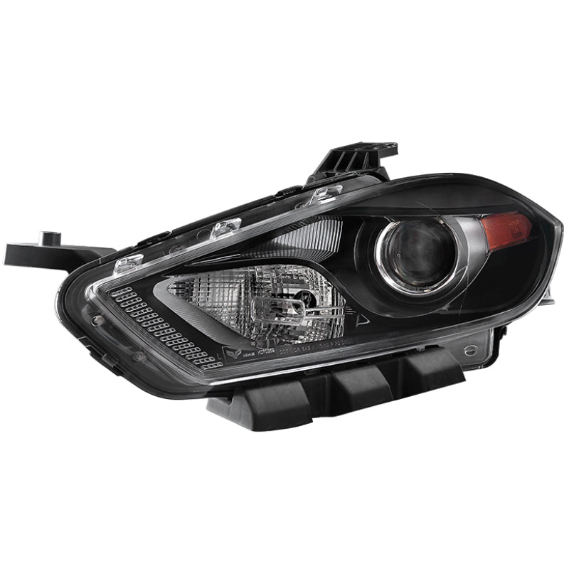 xTune Dodge Dart 13-15 Driver Side Projector Headlight -OEM Left - Black HD-JH-DDART13-HID-OE-L - 9035135