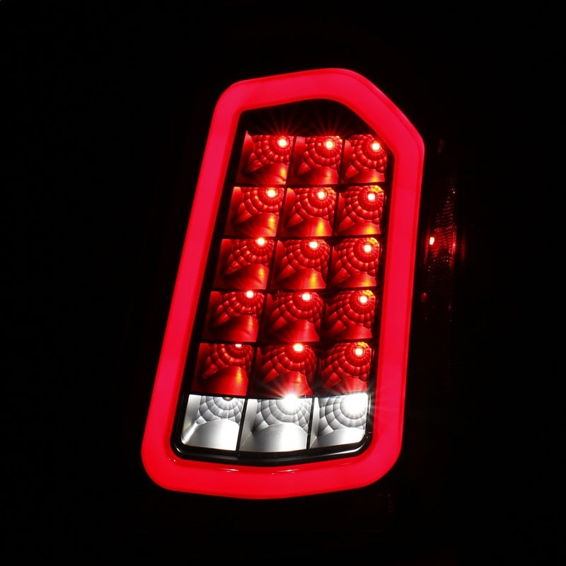 ANZO 11-14 Chrysler 300 LED Taillights Black w/ Sequential - 321343