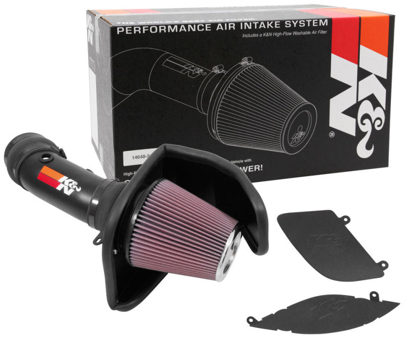 K&N 2017 Dodge Challenger Hellcat SC V8-6.2L F/l Typhoon Air Intake - 69-2553TTK