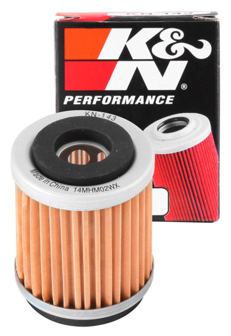 K&amp;N Yamaha / MBK 1.5in OD x 1.938in H Oil Filter - KN-143
