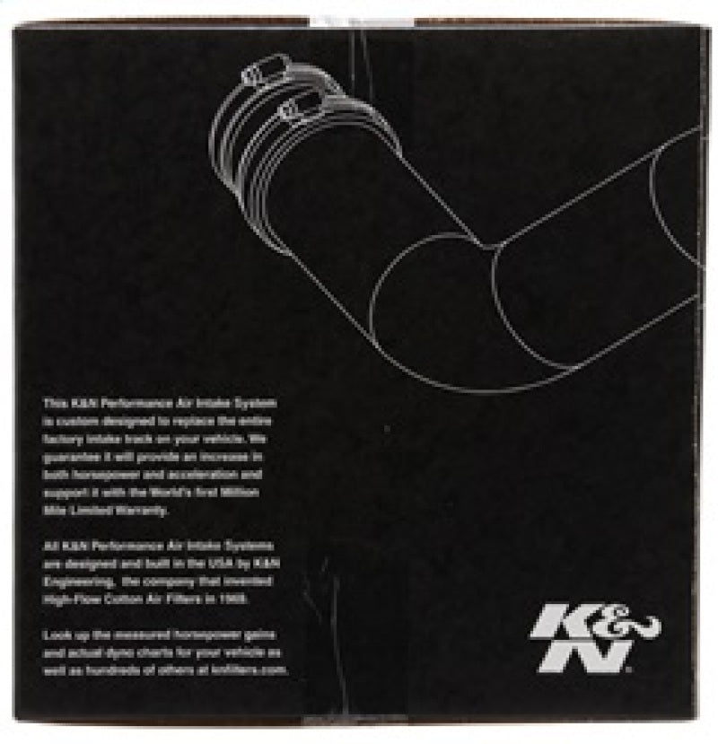 K&N 08-09 Dodge Caliber SRT-4 (L4) 2.4L Performance Intake - 57-1560 for 2008-2009 Dodge Caliber - rear view