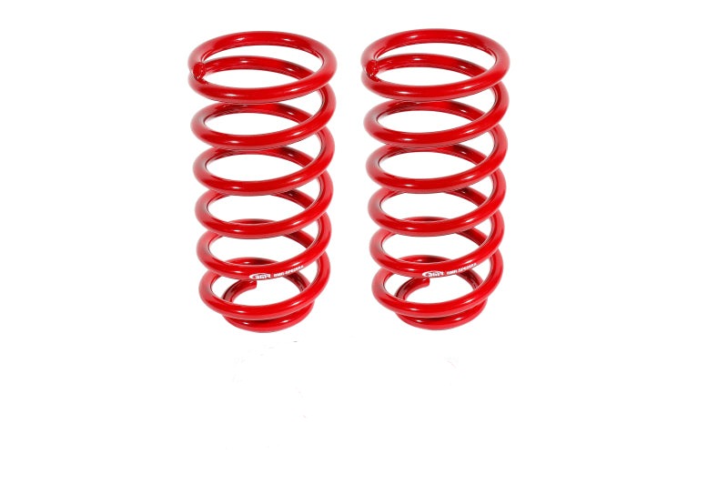 BMR 79-04 Fox Mustang Rear Lowering Springs - Red - SP029R