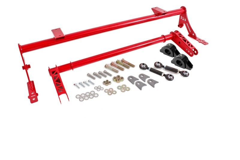 BMR 05-14 S197 Mustang Rear Bolt-On Hollow 35mm Xtreme Anti-Roll Bar Kit (Delrin) - Red - XSB011R