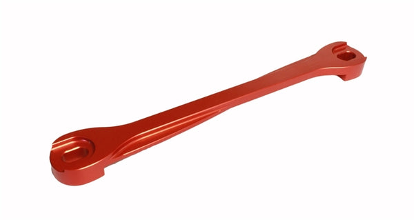 Torque Solution Billet Battery Tie Down: Subaru WRX/STi/Legacy/Forester/Outback Red - TS-SU-013R for 2004-2014 Subaru Impreza