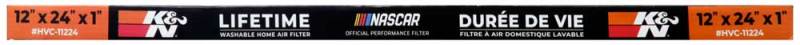 K&N HVAC Filter - 12 x 24 x 1 - HVC-11224