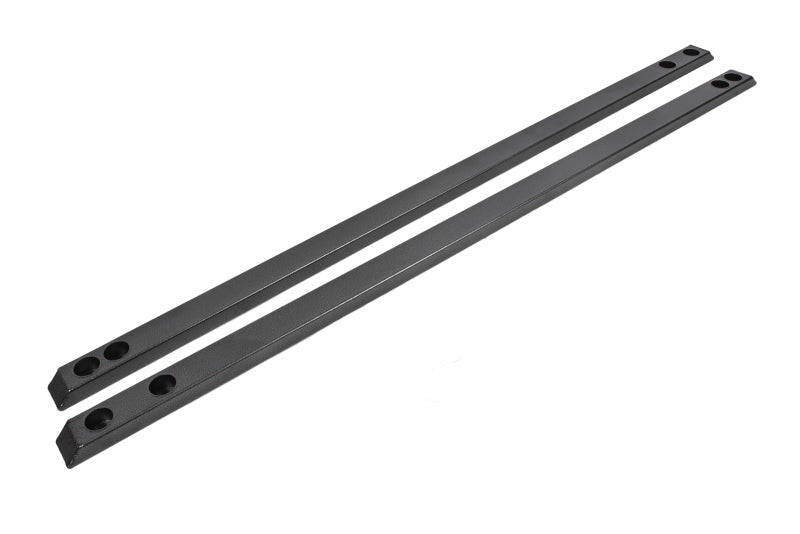 BMR 15-17 S550 Mustang Super Low Profile Chassis Jacking Rails - Black Hammertone