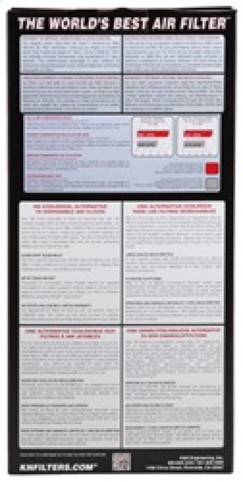 K&N Replacement Air Filter MINI COOPER 1.6L-L4 2007 - 33-2386