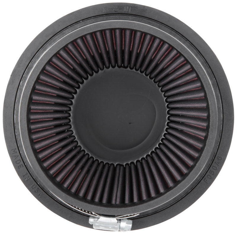 K&N Filter Universal Rubber Filter 5in Flange 6.5in Base 4.5in Top 5.5in Height - RU-5147