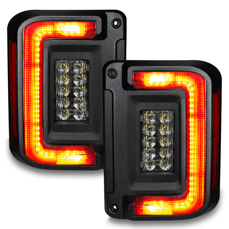 Oracle Lighting Jeep Wrangler JK Flush Mount LED Tail Lights - 5891-504