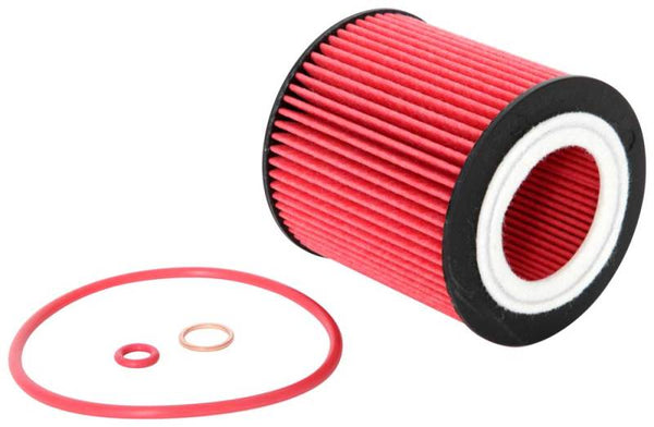 K&N 2019 BMW M2 3.0L/M4 3.0L Cartridge Oil Filter - HP-7014 for 2008-2020 BMW X6 - front view