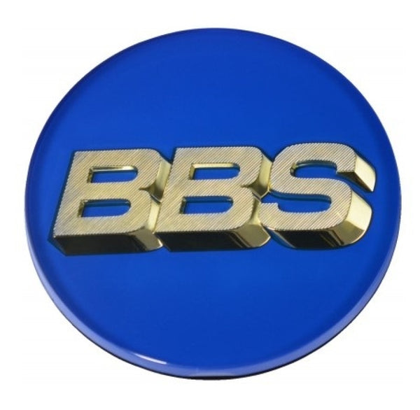 BBS Center Cap 70.6mm Blue/Gold (4-Tab) - 56.24.132 by BBS