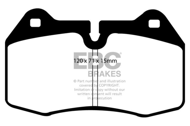 EBC 03-04 Infiniti G35 3.5 (Manual) (Brembo) Bluestuff Front Brake Pads - DP51644NDX