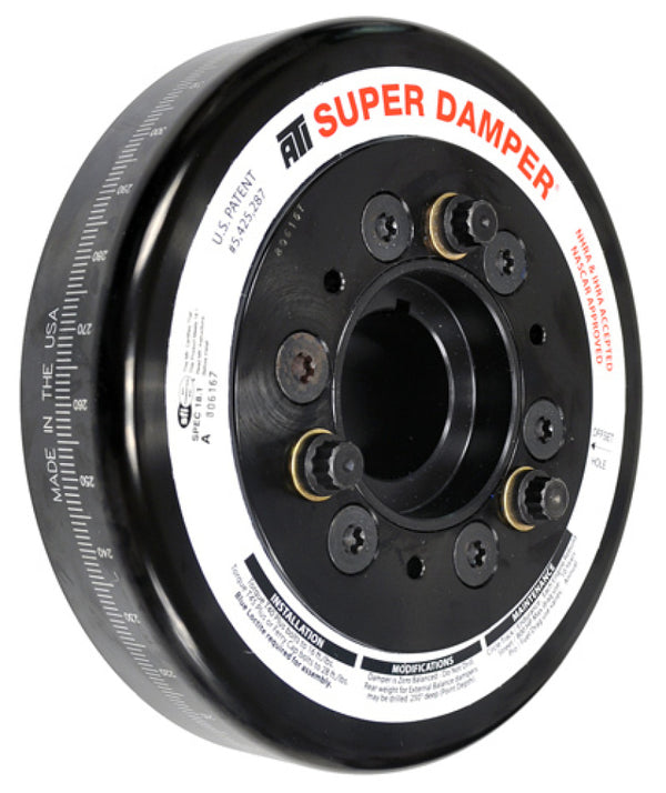 ATI Damper - 7.48in - Alum LW - 6 Groove - LSA - 09-15 Cadillac CTS-V (Excl SC Pulley) - ATI918859 by ATI