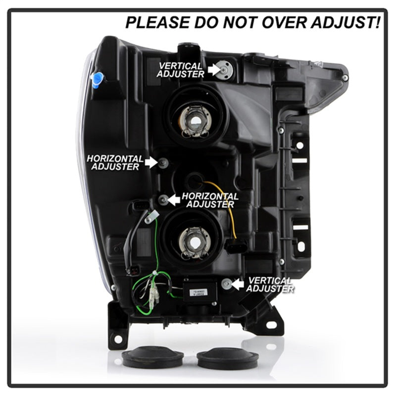 Spyder Signature 20-21 Ford F150 (Halogen Model) Proj. Headlights - Black (PRO-YD-FF15021HALSI-BK) - 5088703