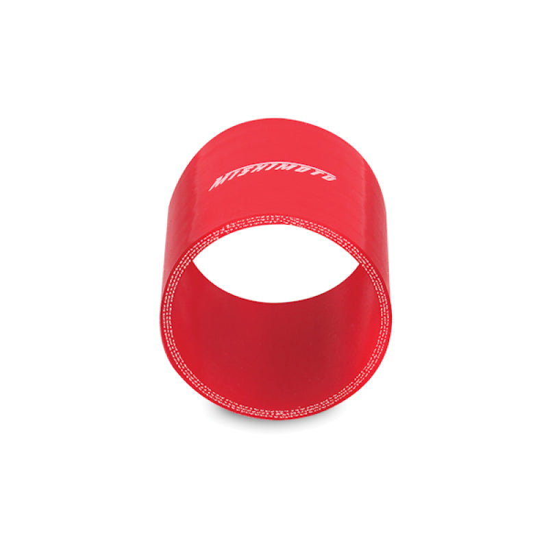 Mishimoto 2.5 Inch Red Straight Coupler - MMCP-25SRD