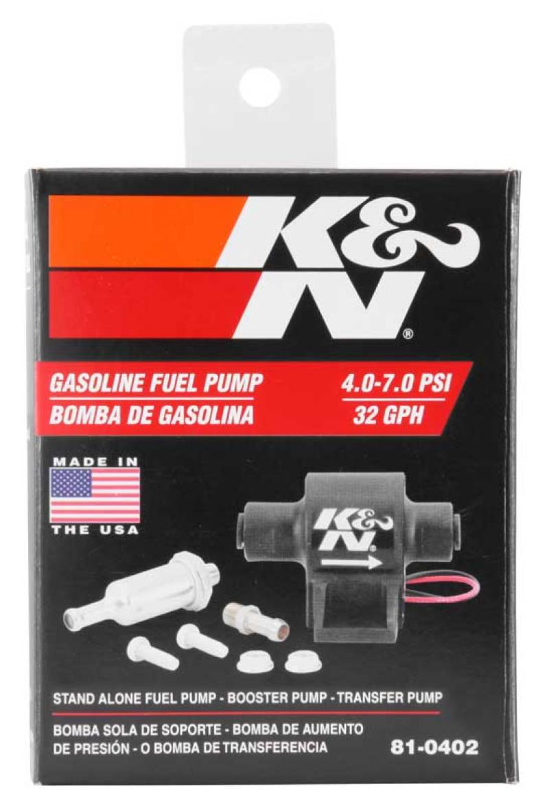 K&amp;N Performance Electric Fuel Pump 4-7 PSI - 81-0402