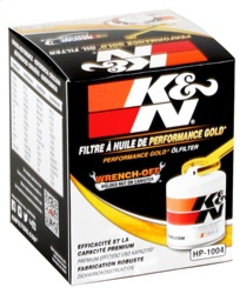 K&amp;N Universal Performance Gold Oil Filter HP-1004