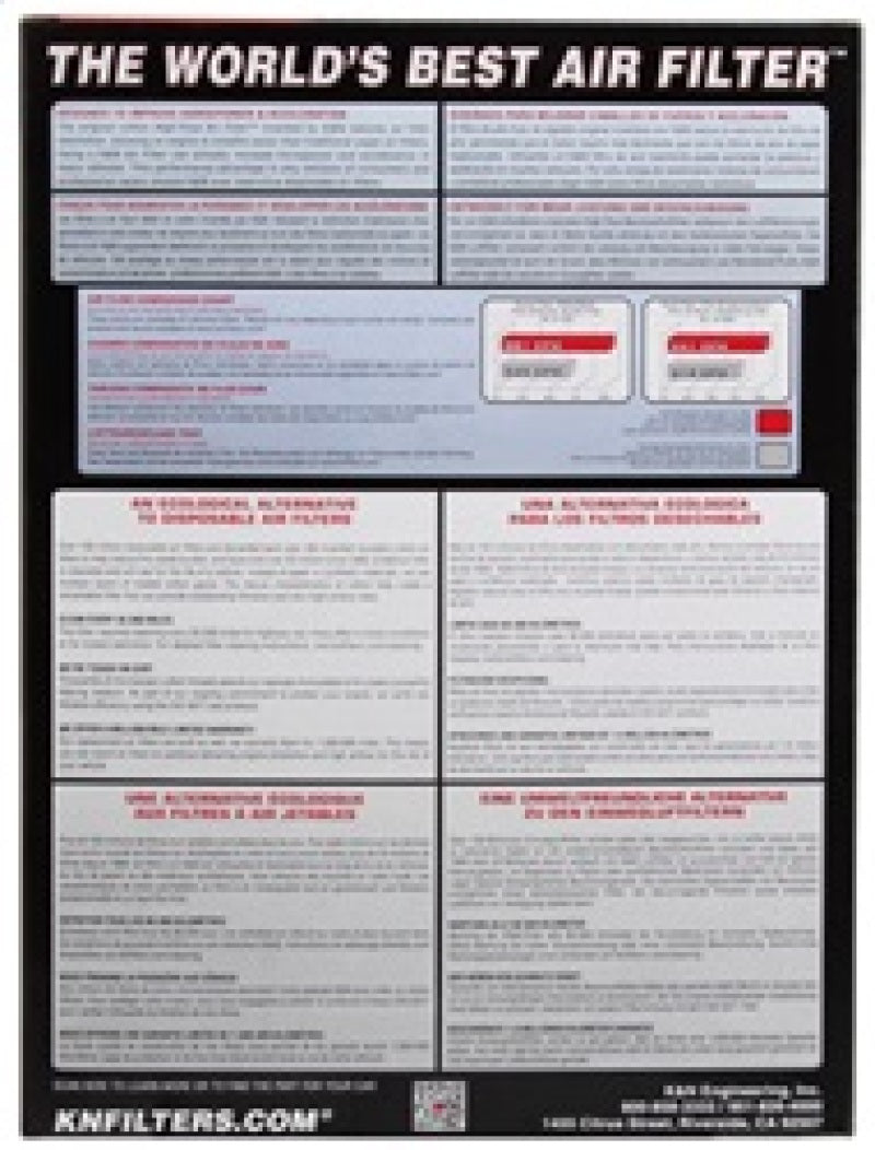 K&N 04-09 Lexus GX470 4.7L / 02-08 Toyota 4Runner / 01-07 Sequoia / 00-06 Tundra Drop In Air Filter - 33-2144